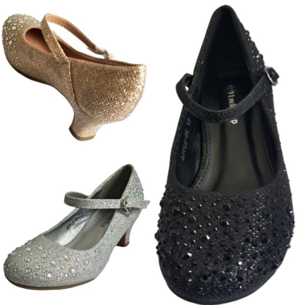 🌞Kids' Sparkling Mary Jane Rhinestone Pump